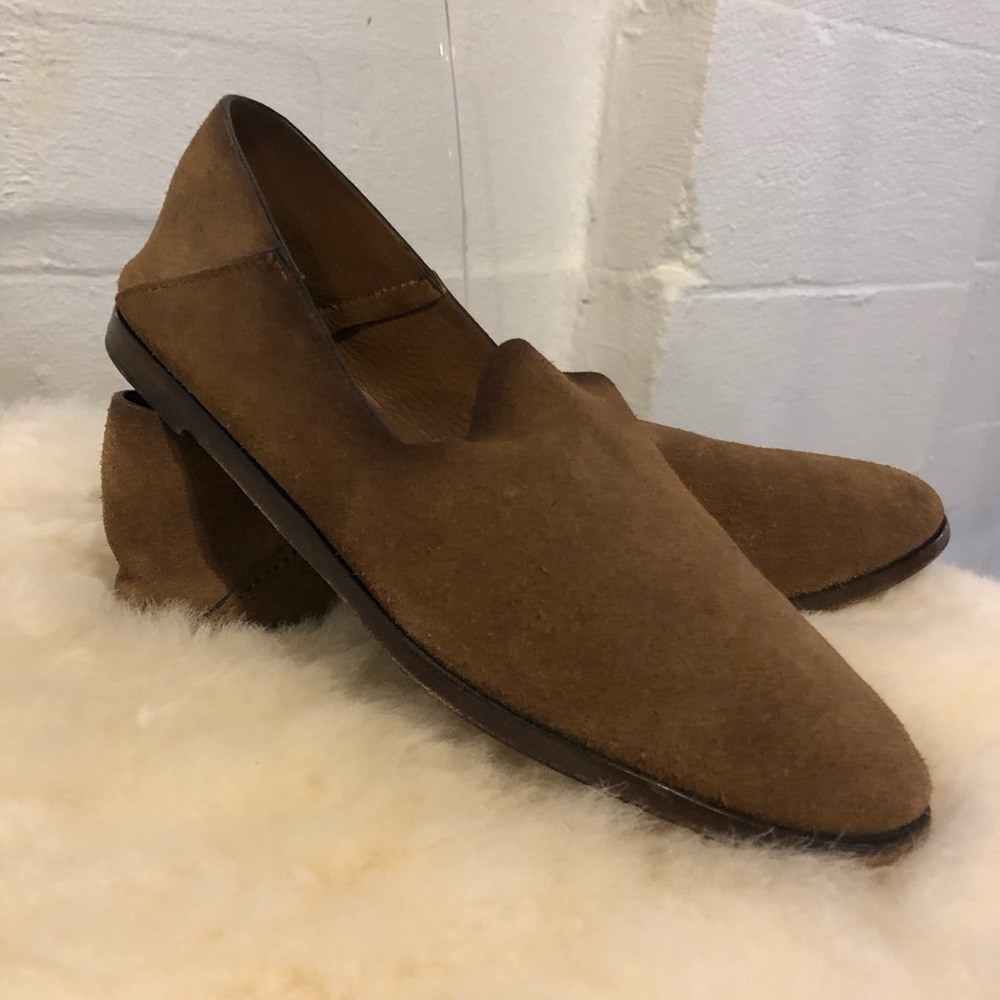 Pedro Garcia Brown Suede Yoshi Smoking Slipper